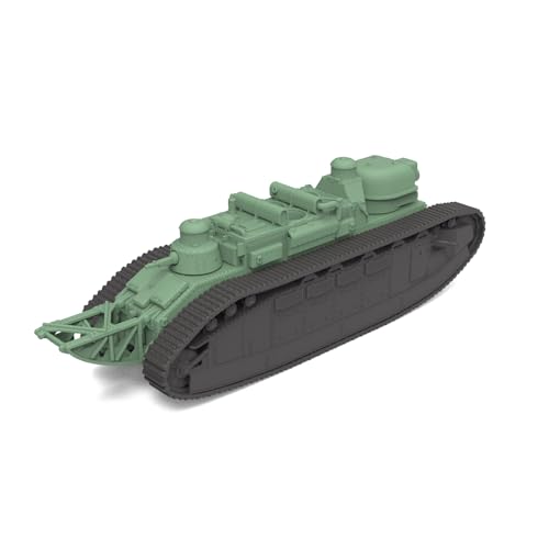 MRY-SFW Army Panzer unlackiert 1/200 Militär Modellbausatz Frankreich FCM 2C bis Heavy Tank von MRY-SFW