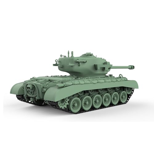 MRY-SFW Army Panzer unlackiert 1/72 25 mm Militärmodellbausatz US T26E5-FL M26 Pershing Heavy Tank von MRY-SFW