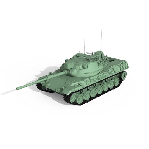 MRY-SFW Army Panzer unlackiert 1/76 20 mm Wargaming Militär Modellbausatz Deutscher Leopard 1A1 Medium Panzer von MRY-SFW