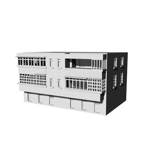 MRY-SFW Maßstab 1/160 N Zug Modell Szene Röhrengebäude Landschaft Architektur Fahrzeug Menschen Zubehör MRY-SFW Maßstab 1/160 N Zug Modell Szene Röhrengebäude Landschaft Architektur Fahrzeug Menschen Zubehör von MRY-SFW
