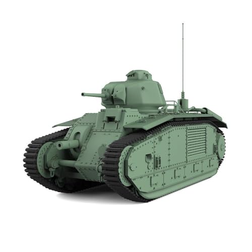 MRY-SFW Militär Modellbausatz Frankreich B1 Schwerer Panzer (Phase II) von MRY-SFW