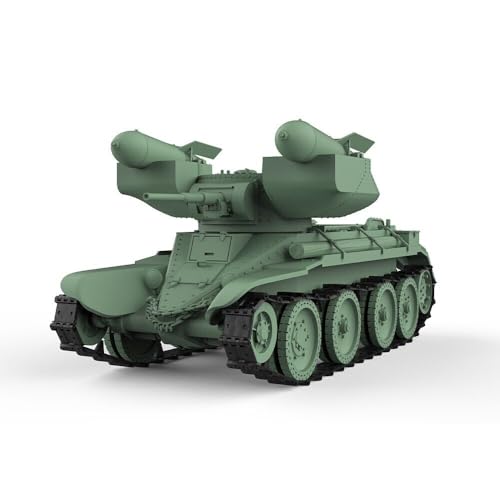 MRY-SFW Militär-Modellbausatz aus dem Zweiten Weltkrieg, Panzer, 25 mm, Militärmodellbausatz, sowjetischer RBT-5 leichter Panzer MRY-SFW Militär-Modellbausatz aus dem Zweiten Weltkrieg, Panzer, 25 mm, Militärmodellbausatz, sowjetischer RBT-5 leichter Panzer von MRY-SFW