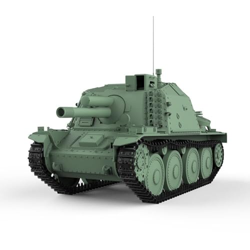 MRY-SFW Militär-Modellbausatz aus dem Zweiten Weltkrieg, Panzer, 25 mm, Militärmodellbausatz Schweden SAV m/43 1946, 105 mm MRY-SFW Militär-Modellbausatz aus dem Zweiten Weltkrieg, Panzer, 25 mm, Militärmodellbausatz Schweden SAV m/43 1946, 105 mm von MRY-SFW
