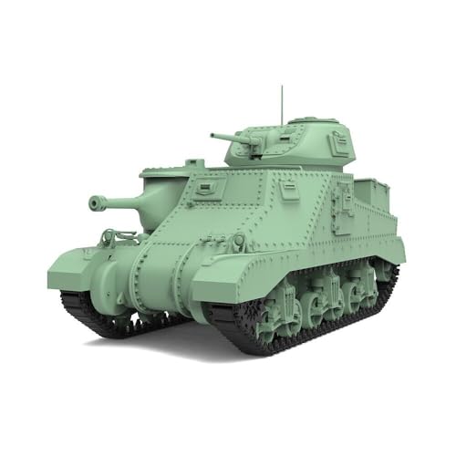 MRY-SFW Militär-Modellbausatz aus dem Zweiten Weltkrieg, Panzer, 25 mm, Militärmodellbausatz US M3 Grant Medium Tank MRY-SFW Militär-Modellbausatz aus dem Zweiten Weltkrieg, Panzer, 25 mm, Militärmodellbausatz US M3 Grant Medium Tank von MRY-SFW