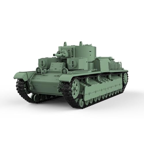 MRY-SFW Panzer aus dem Zweiten Weltkrieg, 25 mm, militärischer Modellbausatz Sowjetischer T-28 1938 mittlerer Panzer MRY-SFW Panzer aus dem Zweiten Weltkrieg, 25 mm, militärischer Modellbausatz Sowjetischer T-28 1938 mittlerer Panzer von MRY-SFW