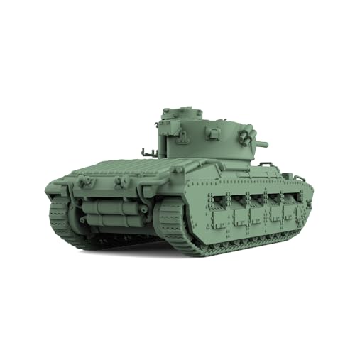 MRY-SFW - Unlackierter Militärpanzer, Maßstab 1/160 N, Eisenbahnmodell MK-II Matilda F-96 (A12) von MRY-SFW