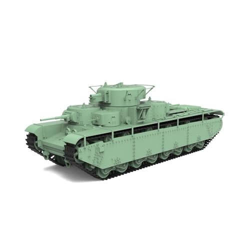 MRY-SFW WWII Militärmodellbausatz Panzer 1:72 25mm Militär Modellbausatz Sowjetischer T-35 schwerer Panzer MRY-SFW WWII Militärmodellbausatz Panzer 1:72 25mm Militär Modellbausatz Sowjetischer T-35 schwerer Panzer von MRY-SFW