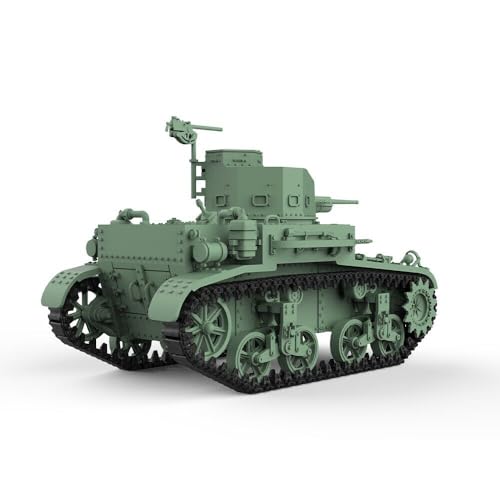 MRY-SFW WWII Militärmodellbausatz Panzer 1:87 25mm Militär Modellbausatz US M2A4 Light Tank MRY-SFW WWII Militärmodellbausatz Panzer 1:87 25mm Militär Modellbausatz US M2A4 Light Tank von MRY-SFW