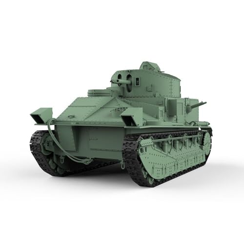MRY-SFW WWII Panzer 25 mm Militär-Modellbausatz British Vickers Mk.II Medium Tank MRY-SFW WWII Panzer 25 mm Militär-Modellbausatz British Vickers Mk.II Medium Tank von MRY-SFW