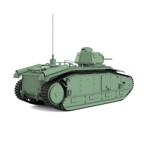 MRY-SFW WWII Panzer 25 mm Militär Modellbausatz Frankreich B1 schwerer Panzer (Phase II) von MRY-SFW