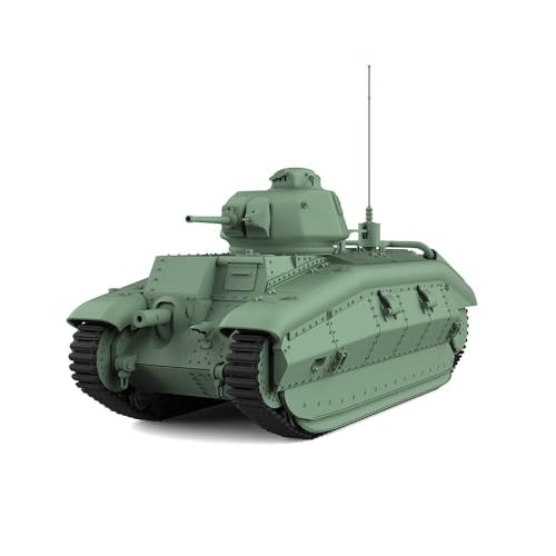 MRY-SFW WWII Panzer 25 mm Militär Modellbausatz Frankreich B1 schwerer Panzer (Phase III) von MRY-SFW