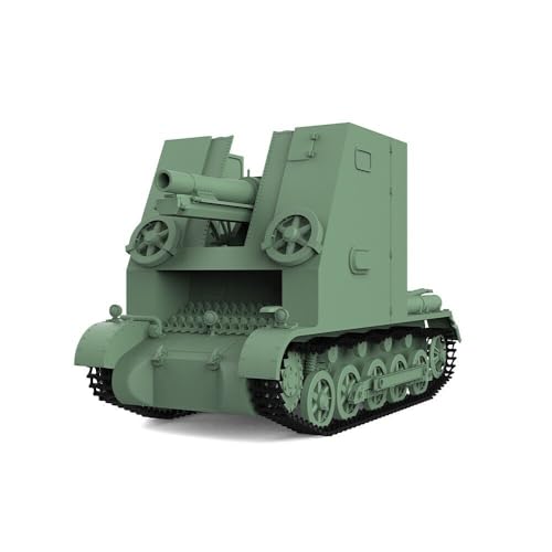 MRY-SFW WWII Panzer 25mm Militär Modellbausatz Deutscher Sturmpanzer I Bison Selbstfahrende Pistole MRY-SFW WWII Panzer 25mm Militär Modellbausatz Deutscher Sturmpanzer I Bison Selbstfahrende Pistole von MRY-SFW