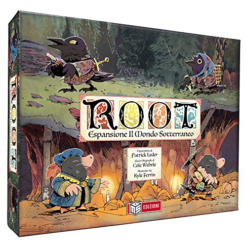 MS Edizioni Root: DIE UNTERRANE Welt - ERWEITERUNG - TISCHSPIEL, Mehrfarbig von MS Edizioni