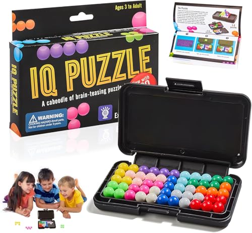 MSIHEY IQ Puzzle Games for Kids and Teens, 120 Challenges, IQ Games, 3D Logic Games for Relaxation, Learning Games for Ages 8 and up, with Stickers MSIHEY IQ Puzzle Games for Kids and Teens, 120 Challenges, IQ Games, 3D Logic Games for Relaxation, Learning Games for Ages 8 and up, with Stickers von MSIHEY