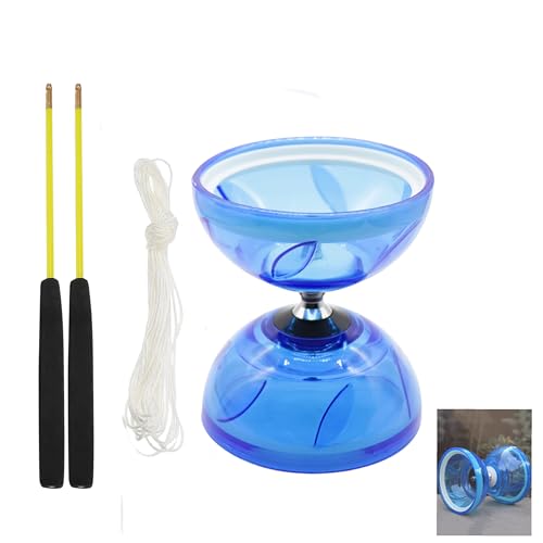 Diabolo-Jonglierspiel mit Jonglierbällen 12 cm Durchmesser. Diabolo-Balancierspiel, Diabolo mit Kugellagern, perfektes Outdoor-Spiel Diabolo-Jonglierspiel mit Jonglierbällen 12 cm Durchmesser. Diabolo-Balancierspiel, Diabolo mit Kugellagern, perfektes Outdoor-Spiel von MSPEBEC