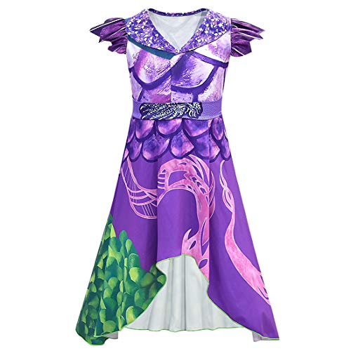 MSSmile-FANKID Drachenmal-Kostüm für Kinder, beliebtes musikalisches Cosplay, Audery-Kostüm für Mädchen, Violett, 5-6Years/110cm MSSmile-FANKID Drachenmal-Kostüm für Kinder, beliebtes musikalisches Cosplay, Audery-Kostüm für Mädchen, Violett, 5-6Years/110cm von MSSmile-FANKID