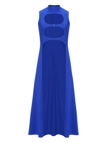MSemis Herren Ärmelloser Umhang Front Cut Out Lang Cape für Renaissance und Steampunk Königsblau XXL MSemis Herren Ärmelloser Umhang Front Cut Out Lang Cape für Renaissance und Steampunk Königsblau XXL von MSemis