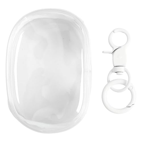 MSemis Klare Figurendisplaytasche Blind Box Organizer Doppeltes Reißverschlussetui zum Aufhängen für Puppen Transparent 13 * 10cm One Size von MSemis