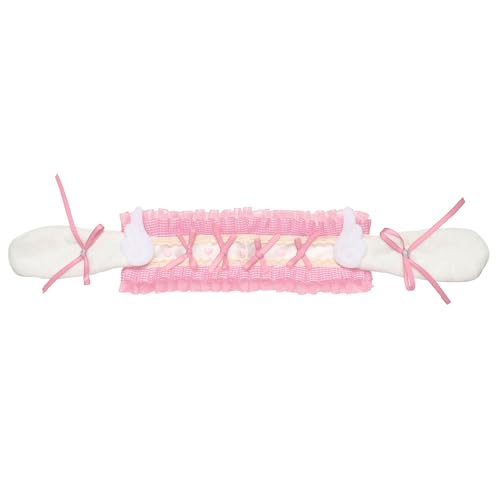 MSemis Lolita Plüsch Haarband Hasenohren Haarband mit Clips für Halloween Cosplay Party Rosa 4 One Size MSemis Lolita Plüsch Haarband Hasenohren Haarband mit Clips für Halloween Cosplay Party Rosa 4 One Size von MSemis
