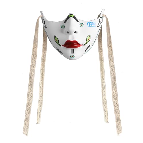 MSemis Mechanische Cyborg Maske Cyborg Vollgesichtsmaske für Maskerade Kostüm Party Karneval Typ C One Size von MSemis