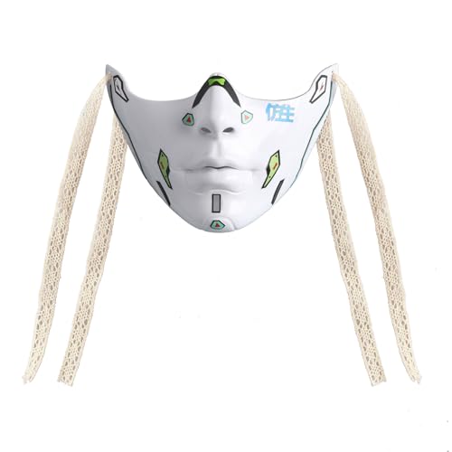 MSemis Mechanische Cyborg Maske Cyborg Vollgesichtsmaske für Maskerade Kostüm Party Karneval Typ D One Size von MSemis