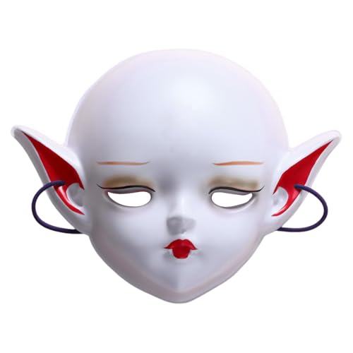 MSemis Ostern Kaninchen Maske Tier Hase Japanisch Kitsune Maske für Maskerade Halloween Party Elf A 1 One Size MSemis Ostern Kaninchen Maske Tier Hase Japanisch Kitsune Maske für Maskerade Halloween Party Elf A 1 One Size von MSemis