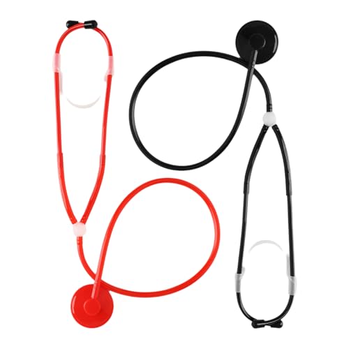 MSemis Simuliertes Stethoskop Spielzeug Arzt Playset Real Working Nursing Doctor Toys Cosplay Tool Rot schwarz One Size MSemis Simuliertes Stethoskop Spielzeug Arzt Playset Real Working Nursing Doctor Toys Cosplay Tool Rot schwarz One Size von MSemis
