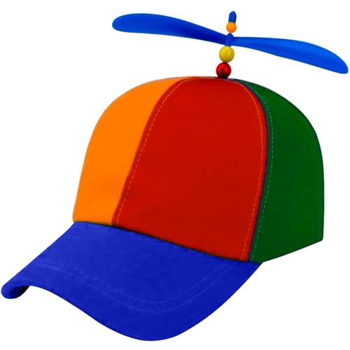 MT MALATEC Kappe mit Propeller Hubschrauber-Mütze für Kinder und Erwachsene Sportveranstalltung Fasching 23632 von MT MALATEC