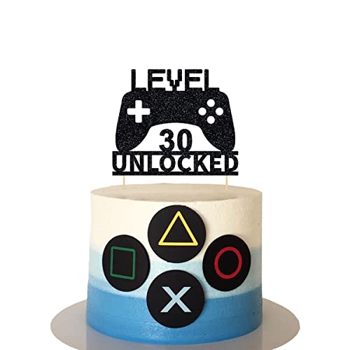 Level 30 Unlocked Cake Topper, Videospiel Cake Topper, Game Controller Cake Topper für 30. Geburtstag Party Dekoration Level 30 Unlocked Cake Topper, Videospiel Cake Topper, Game Controller Cake Topper für 30. Geburtstag Party Dekoration von MTBSelf