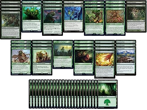 Elite Ent Treefolk Deck - Mono Green - LOTR Herr der Ringe - Modern Legal - Custom Built - Magic The Gathering - MTG - 60 Karten Elite Ent Treefolk Deck - Mono Green - LOTR Herr der Ringe - Modern Legal - Custom Built - Magic The Gathering - MTG - 60 Karten von MTG Decks & More