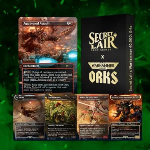 Magic: The Gathering Secret Lair: Warhammer 40.000: Orks (Foil Edition) von MTG Decks & More