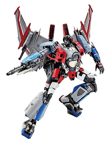 Transformers Bumblebee Starscream Figure Model Kit - Cybertron Aircraft Easy to Assemble 3D Articulated Action Figure Pre Painted Collectible Series Toys Hobby 08121 Transformers Bumblebee Starscream Figure Model Kit - Cybertron Aircraft Easy to Assemble 3D Articulated Action Figure Pre Painted Collectible Series Toys Hobby 08121 von MTLAKEMOTOR