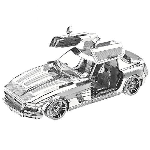 MTu 2018 3D Metall Puzzle Wings Sport Car SLS AMG Modell Kits I22219 DIY 3D Laserschnitt Modell-Bausatz Spielzeug von MTu