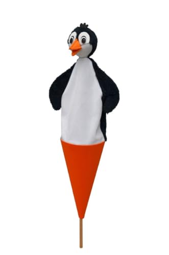 MUBRNO 11333A Pinguin 3 in 1 Tütenkasper, Mehrfarbig, 55 cm von MU Brno