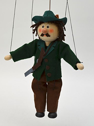 MUBRNO 18109A Jäger Marionette, Mehrfarbig von MUBRNO
