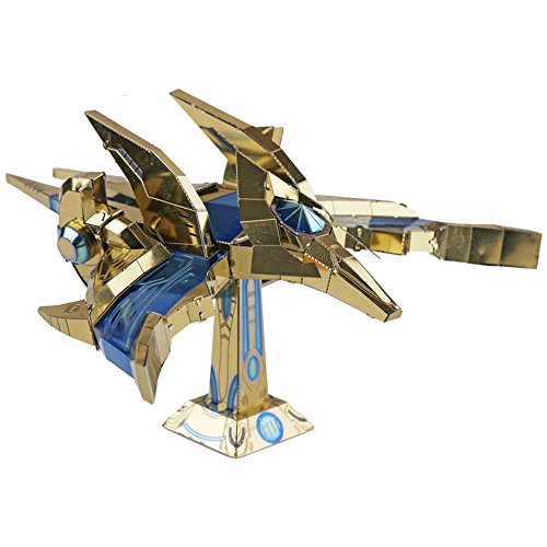 MU 3D Metall Puzzle Starcraft Protoss Phoenix Modell YM-N031 DIY 3D Laserschnitt Modell-Bausatz Spielzeug von Mu