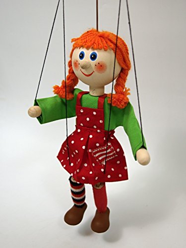 MUBRNO 18104A Mädchen zopfige Marionette, Mehrfarbig, 20 cm von MUBRNO
