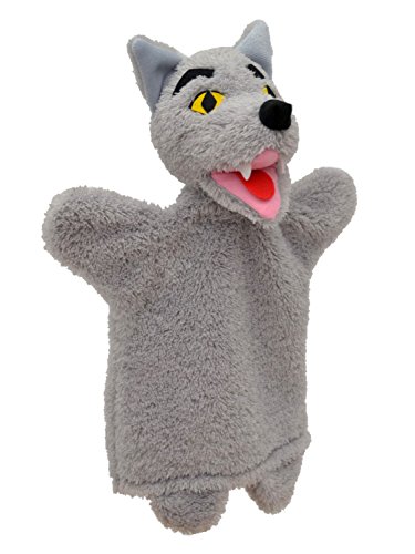 MUBRNO 24603B Wolf Textilhandpuppe, Mehrfarbig von MUBRNO
