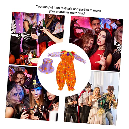 MUCKLILY 1 Satz Clown-anzug Party-clown-kostüm Lustiges Cosplay-kostüm Lustiges Clownkostüm Kostüm Für Cosplay Partykostüm Zartes Kostüm Baumwolle Performance-kleidung Halloween von MUCKLILY