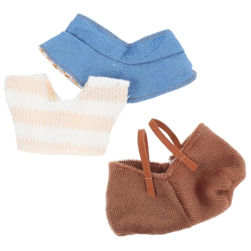 MUCKLILY 1 Satz Puppenkleidung mit Mini Pullover Hose Mütze Kreatives Puppenliebhaber von MUCKLILY