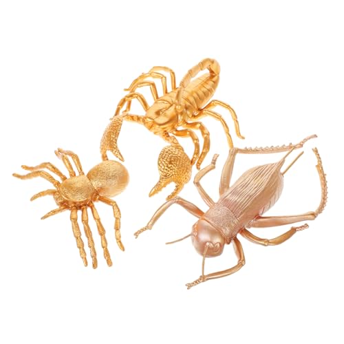 MUCKLILY 1 Satz Realistischen Insektenmodellen Goldene Scorpion und Spinne Figuren für Wohnraumdekoration Teiliges Set Schmetterling Spinne MUCKLILY 1 Satz Realistischen Insektenmodellen Goldene Scorpion und Spinne Figuren für Wohnraumdekoration Teiliges Set Schmetterling Spinne von MUCKLILY