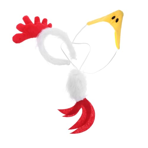 MUCKLILY 1 Satz Stirnband Thanksgiving -kopfbedeckung Tierkostüme Für Rooster -kostüm Hähnchen Verkleiden Sich Accessoires Cosplay-zubehör Tierische Stirnbänder Hühnerhut Stoff MUCKLILY 1 Satz Stirnband Thanksgiving -kopfbedeckung Tierkostüme Für Rooster -kostüm Hähnchen Verkleiden Sich Accessoires Cosplay-zubehör Tierische Stirnbänder Hühnerhut Stoff von MUCKLILY
