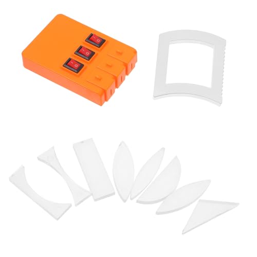 MUCKLILY 1 Set Optisches Experimentierset Lazy Glasses Verstellbare Brille Lupenbrille Physik Optik Experiment Konkave Linse Prisma Physik Experimente Optische Linse Kunststoff von MUCKLILY