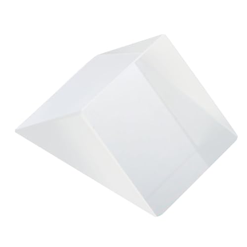 MUCKLILY 1 Stück Optische Experimentelle Instrumente Dreieckiges Prisma Physikunterricht Werkzeug Tripelprismen Optische Lehrprismen Optische Experimentierprismenausrüstung Glas von MUCKLILY