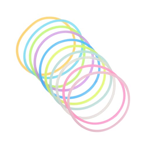 MUCKLILY 10 Stück Silikonarmbänder für Haarbindungen Leuchtende Armbänder für Partys Strapazierfähige Silikonarmbänder für Sport und Freizeit Vielseitige Haarbinder und Party für MUCKLILY 10 Stück Silikonarmbänder für Haarbindungen Leuchtende Armbänder für Partys Strapazierfähige Silikonarmbänder für Sport und Freizeit Vielseitige Haarbinder und Party für von MUCKLILY