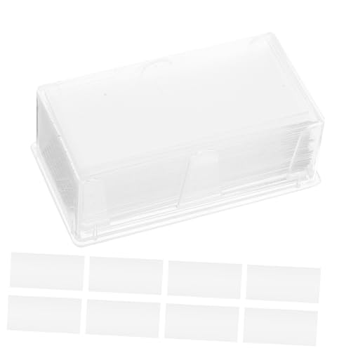 MUCKLILY 100 Stück Objektträger Aus Laborglas Nass Mikro Exemplare Vorbereitet Präparierte Objektträger Folien Objektträger Für Proben Objektträger Aus Glas Für Proben Transparent von MUCKLILY