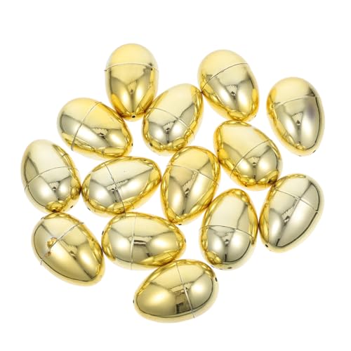 MUCKLILY 12 Stück Ostern simulierte goldene Eier Nein Osterei selber Machen Osterkugel Leckerli-Eier füllen Ostereikörbe Ostereierfüller Ostereier basteln Gastgeschenke für Ostern Plastik MUCKLILY 12 Stück Ostern simulierte goldene Eier Nein Osterei selber Machen Osterkugel Leckerli-Eier füllen Ostereikörbe Ostereierfüller Ostereier basteln Gastgeschenke für Ostern Plastik von MUCKLILY