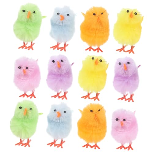 MUCKLILY 12 Stück Teiliges Flauschiges Plüschküken Realistische Weiche Kuscheltiere Detailreich Verarbeitet Vielseitige Osterdekoration für und Party MUCKLILY 12 Stück Teiliges Flauschiges Plüschküken Realistische Weiche Kuscheltiere Detailreich Verarbeitet Vielseitige Osterdekoration für und Party von MUCKLILY