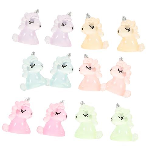 MUCKLILY 12 Stück Teiliges Leuchtende Einhorn Figuren DIY Dekoration für Auto und Micro Landschaft Niedliche Cartoon Form Stabile Verarbeitung Praktische Nachtlicht deko für Kinderzimmer MUCKLILY 12 Stück Teiliges Leuchtende Einhorn Figuren DIY Dekoration für Auto und Micro Landschaft Niedliche Cartoon Form Stabile Verarbeitung Praktische Nachtlicht deko für Kinderzimmer von MUCKLILY