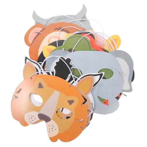MUCKLILY 12 Stück Tiermasken aus Papier für Kostümpartys Cosplay und Geburtstagsfeiern Lustige Deko für Erwachsene für Waldtiere Themenpartys Wiederverwendbar und Leicht MUCKLILY 12 Stück Tiermasken aus Papier für Kostümpartys Cosplay und Geburtstagsfeiern Lustige Deko für Erwachsene für Waldtiere Themenpartys Wiederverwendbar und Leicht von MUCKLILY